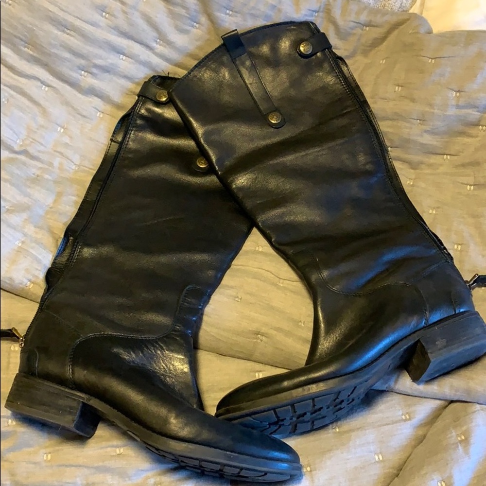 Sam Edelman black rider boots